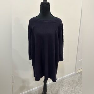 Lands’ End Tunic length sweater